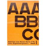 Bauhaus - - ABC. Beiträge zum Bauen. Serie I, Hefte 1 - 6 (komplett) sowie Serie II, Hefte 3 und