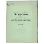 Musik - - Bach, Johann Sebastian. Die hohe Messe in H-moll. Nach dem Autographum gestochen.