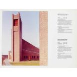 Architektur - - Kirchliche Bauten projektiert durch die Bauakademie der DDR (Deckeltitel). Mit 40