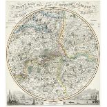 Karten - Großbritannien - - Pigot, James. Pigot & Co.s New Map of the Environs of London extending