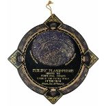 Astronomie - - Philips, George. Planisphere showing the principal stars visible for every hour in