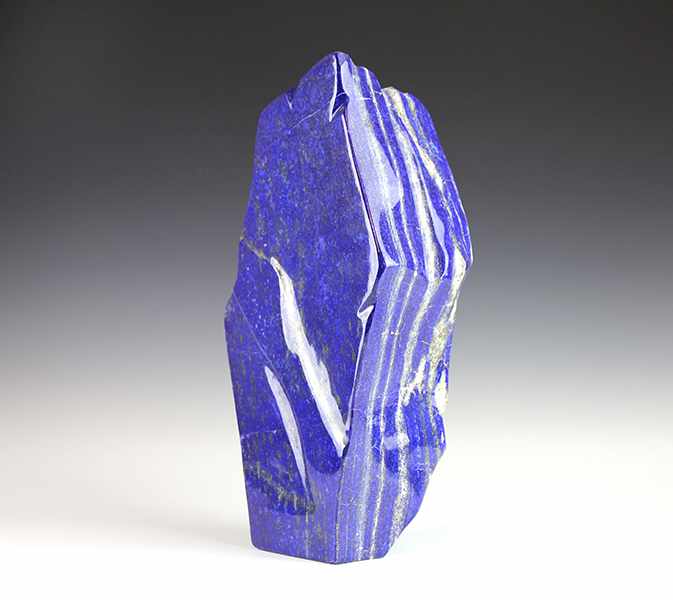 Mineralien - - Lapislazuli. Fundort Afghanistan, Lasurit, geschliffen und poliert. Größe: ca. 36 x