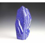 Mineralien - - Lapislazuli. Fundort Afghanistan, Lasurit, geschliffen und poliert. Größe: ca. 36 x