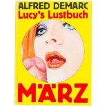 Demarc, Alfred. Lucy's Lustbuch. Mit zahlreichen farbigen Abbildungen. Frankfurt, März, 1971. 40 Bl.