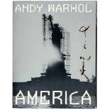 Warhol, Andy. America. Mit zahlreichen photographischen Abbildungen. New York, Harper & Row, 1985.