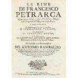 Petrarca, Francesco. Le rime ... S'aggiungono le considerazioni rivedute e amplitate d'A. Tassoni,