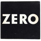 Zero - - Zero. Vol. 3 bis 00 (Unendlich). Herausgeber und Redaktion Heinz Mack und Otto Piene. Mit