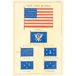 Flaggen - - Flags of maritime nations. From the most authentic sources. Prepared by order of the