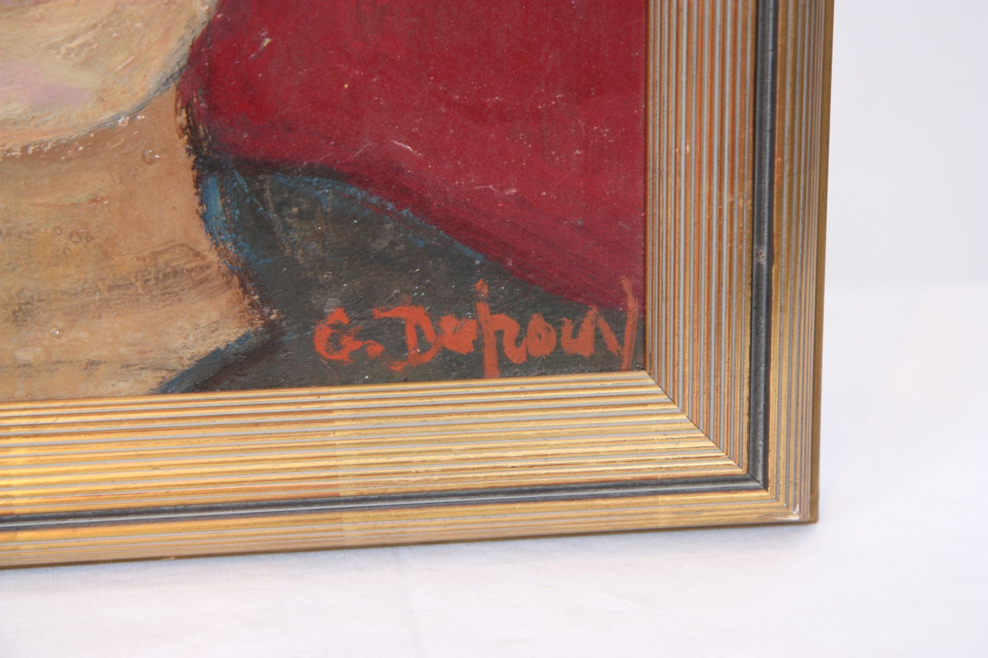 TABLEAU "PORTRAIT D'EDITH PIAF" DE GEORGETTE DUPOUY (1901-1992) Huile sur panneau, [...] - Bild 3 aus 4