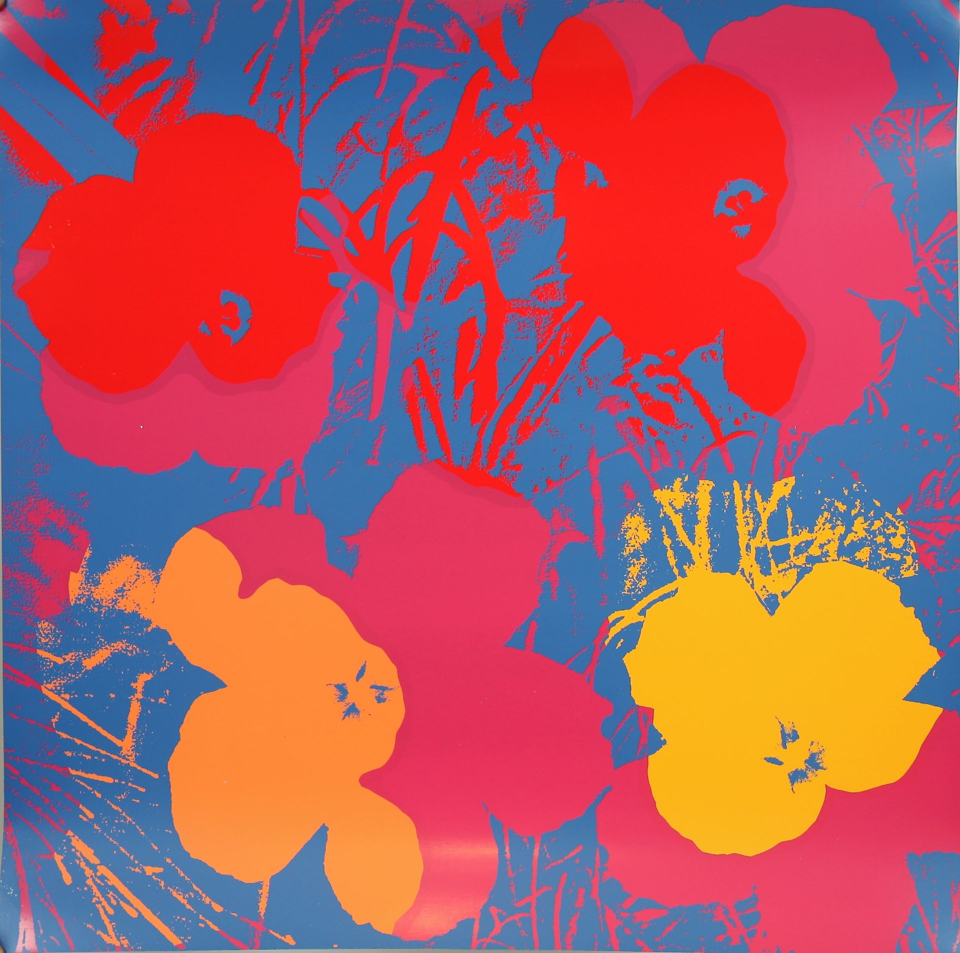 SERIGRAPHIE "FLOWERS" D'APRES ANDY WARHOL (1928-1987) Sérigraphie couleurs Edition [...] - Bild 2 aus 4