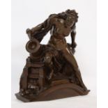 RARE BRONZE "VALENCIENNE DEFENDANT LA PATRIE" DE CARPEAUX (1827-1875) Bronze à [...]