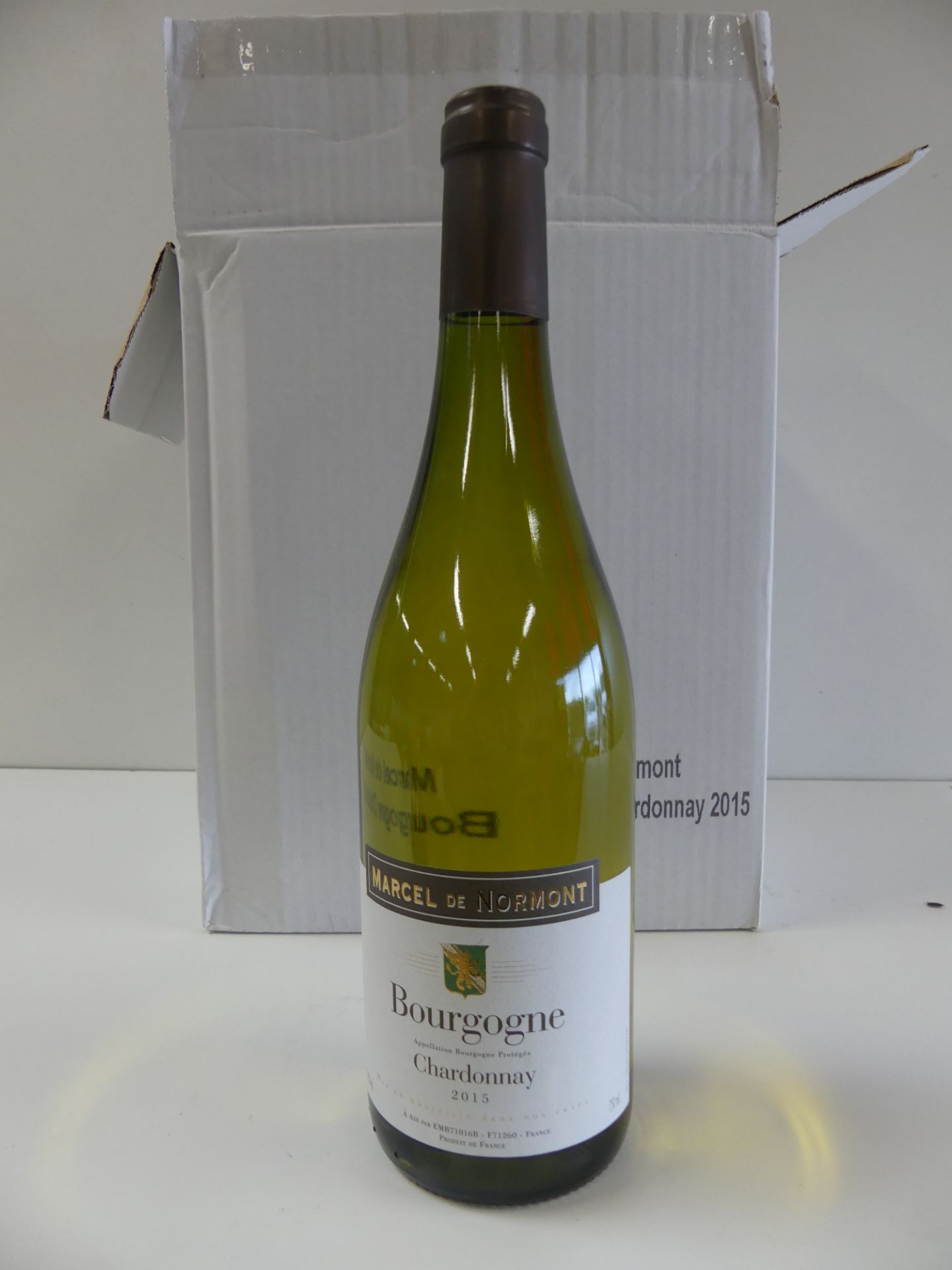 9 Bourgogne Blanc Chardonnay Marcel de Normont 2015 -