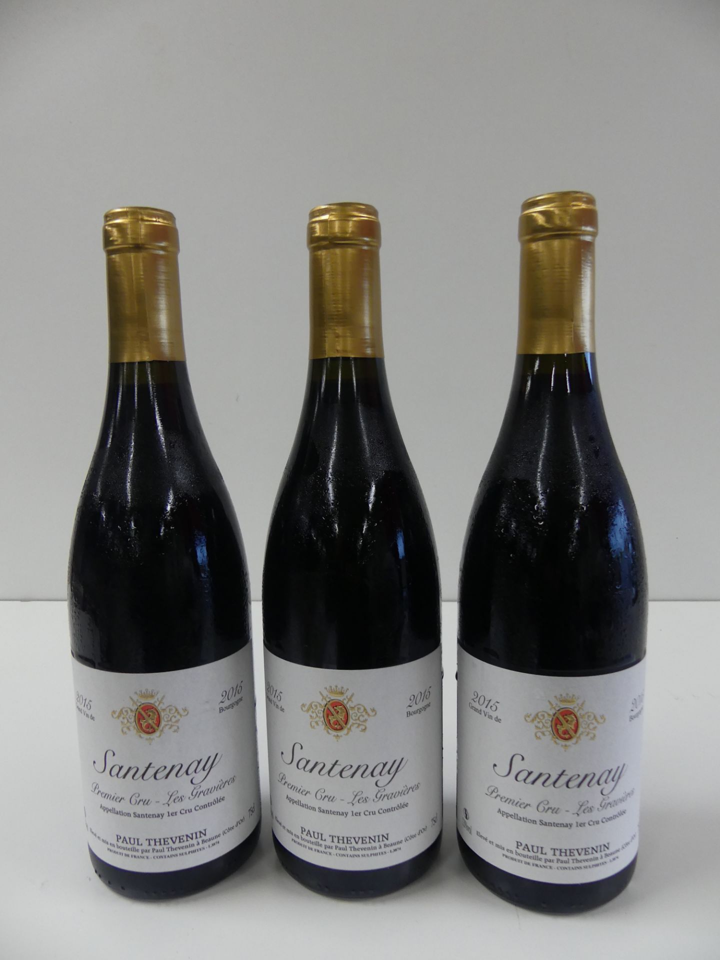 3 Santenay 1er Cru Les Gravières Paul Thévenin 2015 -