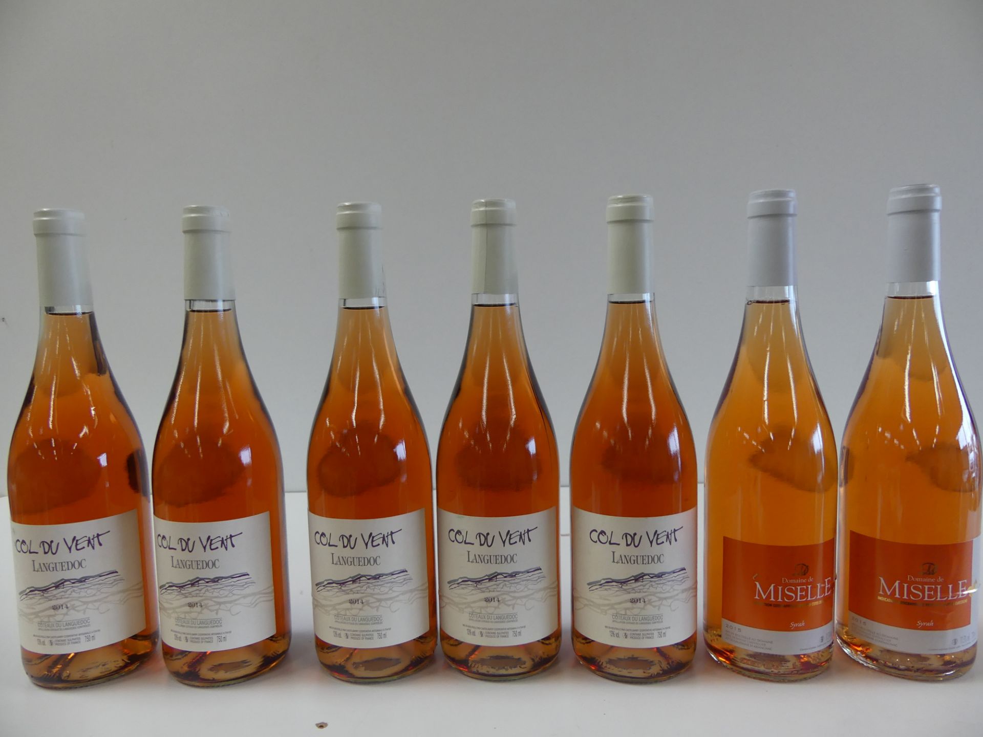 7 BTLES : 5 Côteaux du Languedoc Rosé Col du Vent 2014 ; 2 Syrah Rosé Domaine de [...]