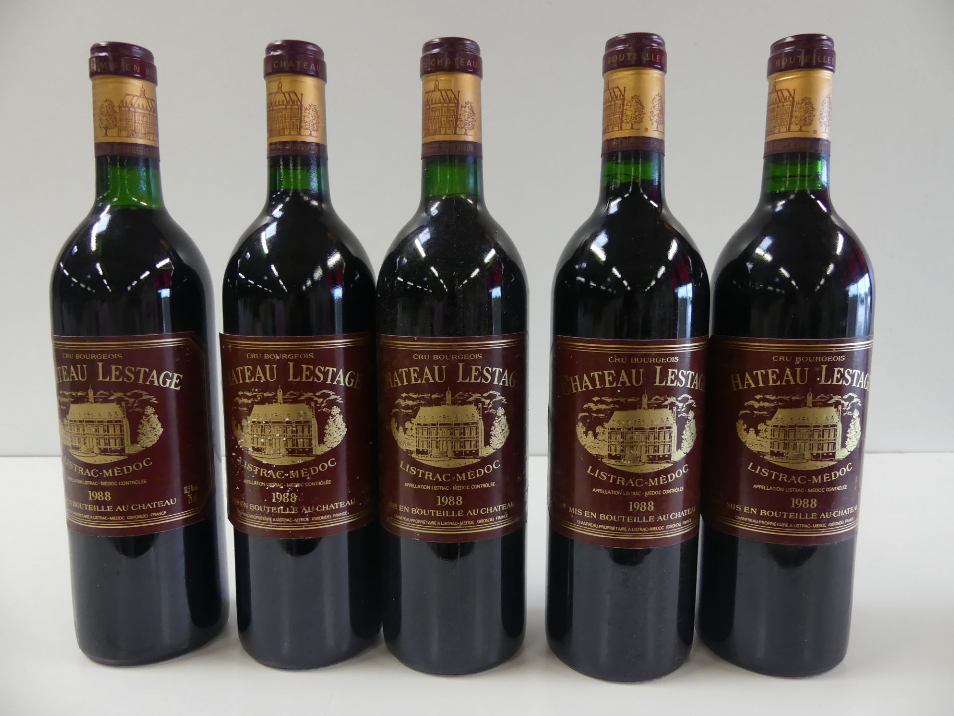 5 Château Lestage Listrac Médoc Cru Bourgeois 1988 -