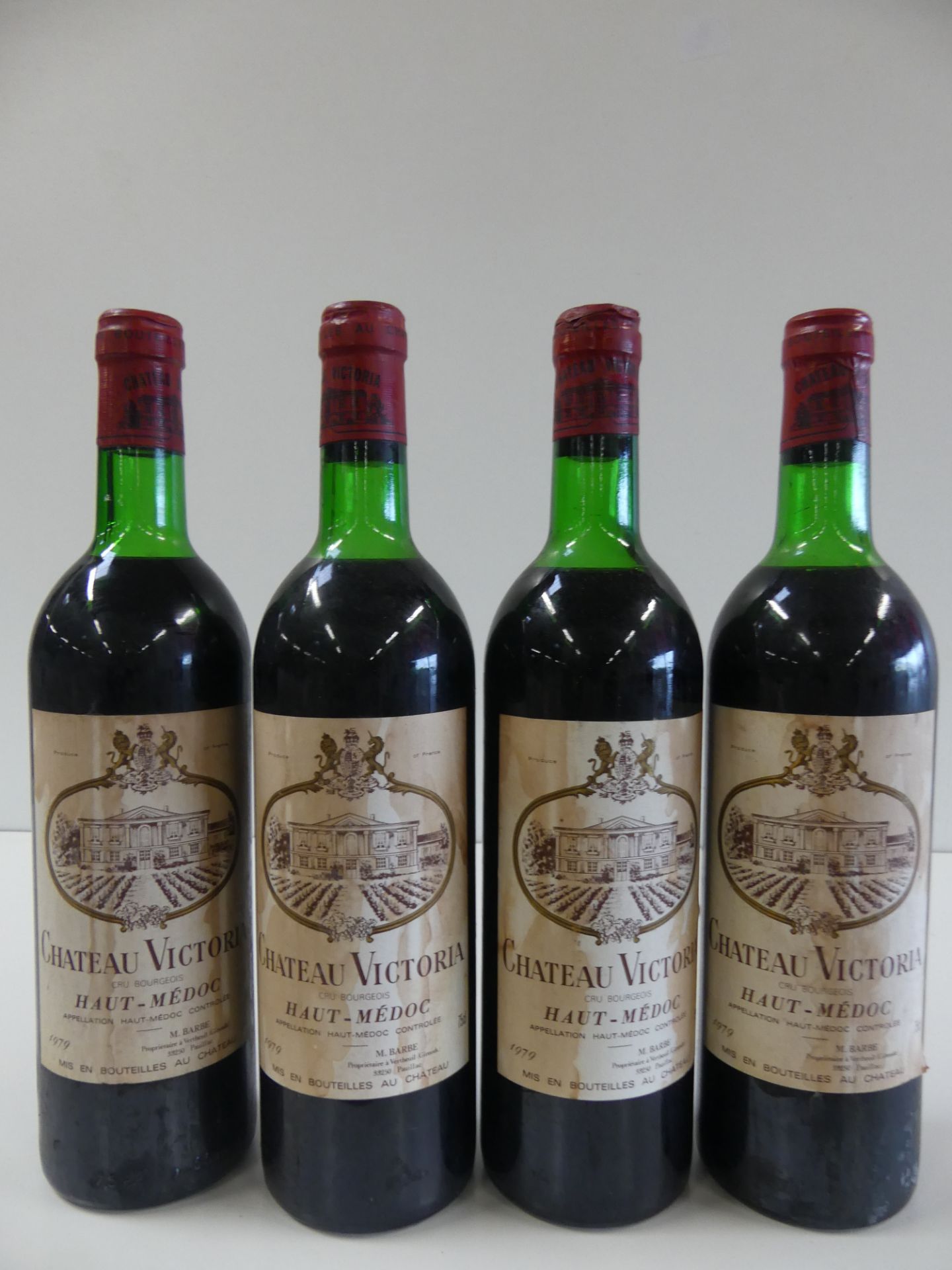 4 Château Victoria Haut Médoc M. Barbe 1979 (ME) -