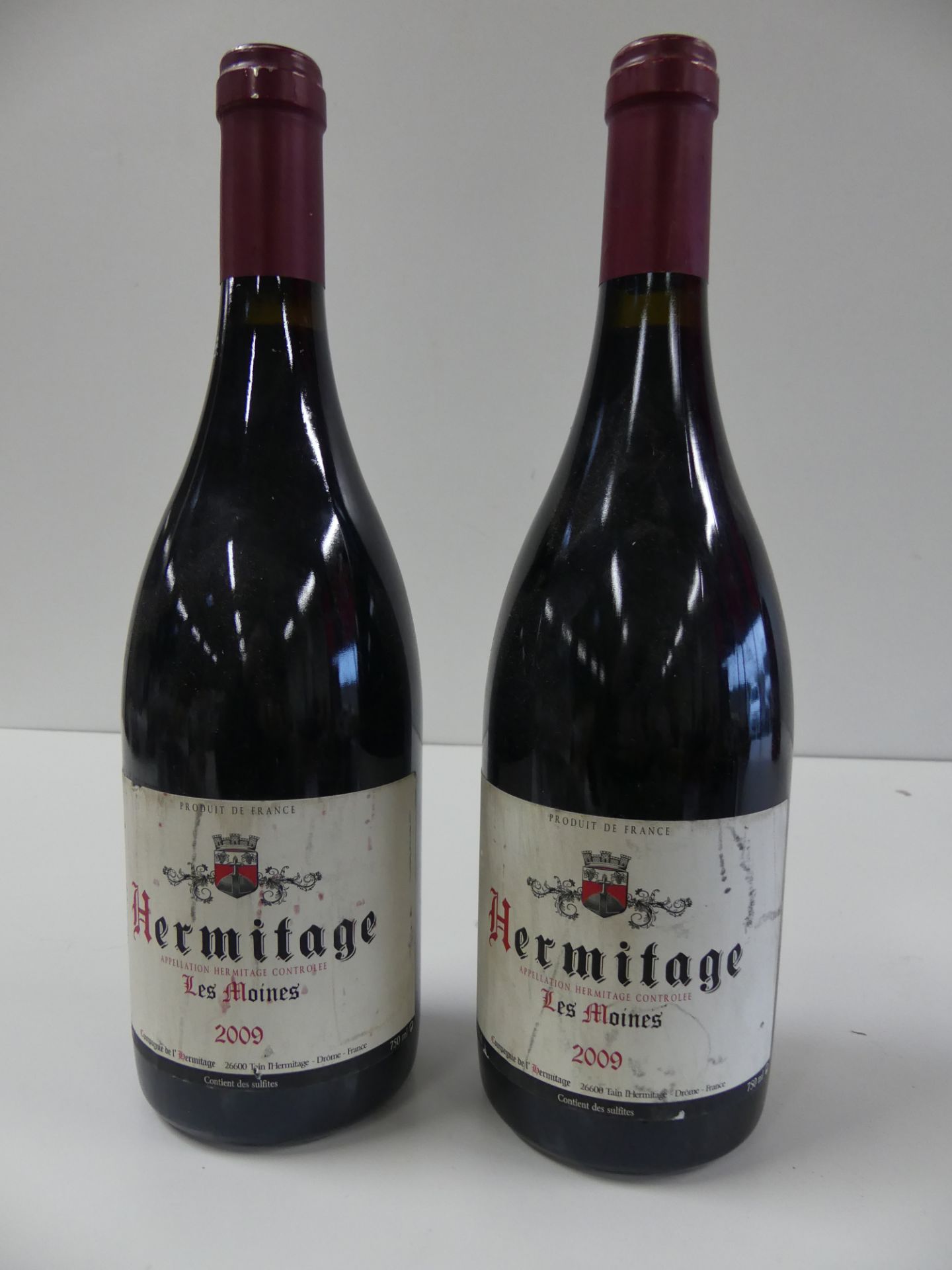 2 Hermitage Rouge Les Moines Tirage limité 2009 -