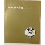 FLY RECORDS T REX PROMO PACK - An original promo pack in Fly Records folder,