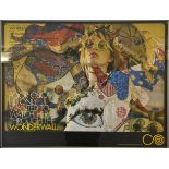 WONDERWALL FRAMED POSTER - Original poster for the 1968 film Wonderwall,