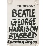 BEATLES POSTERS - 5 x promotional posters to include: A uk quad sized 'Eight Days a Week - The