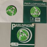 LOVE SCULPTURE - 7" PARLOPHONE DEMOS - Excellent pack of 3 x green/white Parlophone demos from the