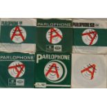 THE HOLLIES - RED/WHITE PARLOPHONE 7" DEMOS - Mega selection of 6 x seldom seen original UK