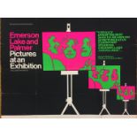 EMERSON LAKE AND PALMER POSTER - Original UK quad size (30"x40") poster for Emerson,