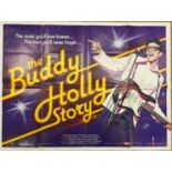 BUDDY HOLLY STORY POSTER - Original UK quad (30"x40") size poster for the Buddy Holly Story.