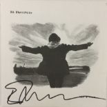 ED SHEERAN SIGNED RECORD SLEEVE - A 7" copy of Ed Sheeran's 'The A Team' single on Atlantic.