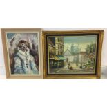 FRAMED OIL PAINTINGS - A pair of framed original oil paintings.