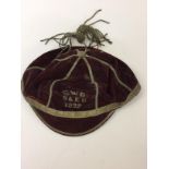 GREAT WESTERN RAILWAY S&EU 1927 CAP - A tasselled 1927 porter cap.