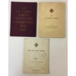 VICTORIA CROSS CENTENARY PROGRAMMES SIGNED - Lot to include 3 booklets/programmes relating to the