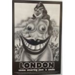 ALAN ALDRIDGE LONDON OZ POSTER.