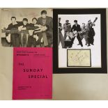 GENE VINCENT & THE ANIMALS SIGNED.