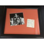 ROLLING STONES FULL GROUP AUTOGRAPHS. A