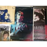 BEATLES POSTERS AND FRAMED MCCARTNEY EXH