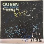 QUEEN AND PAUL RODGERS SIGNED. A program