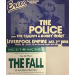 POLICE/THE FALL FLYERS.