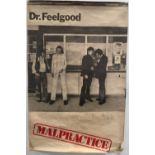 DR FEELGOOD SIGNED. An original 1975 rolled poster for Dr.