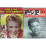 1960s STAR MAGAZINES SIGNED. A copy of Pop Star Picture Parade No.1 and Pop Weekly No.