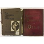 ANTIQUE PAINTING BOOKS - HUNDRED BEST PICTURES/LANDSCAPE PAINTING IN OILS.