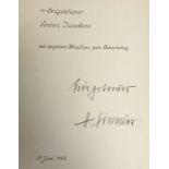 THIRD REICH SIGNED BOOKS - HIMMLER/ANGERER.