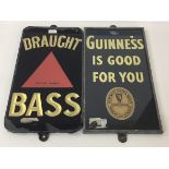 BASS/GUINNESS SIGNS.