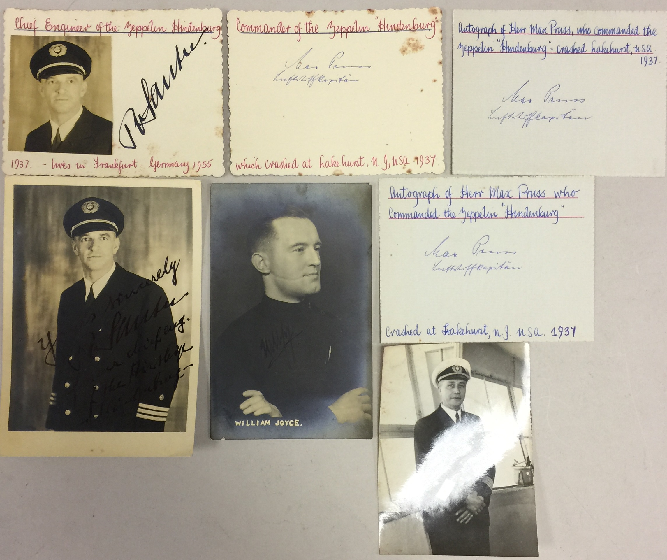 THIRD REICH ERA AUTOGRAPHS INC WILLIAM JOYCE.