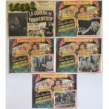 MEXICAN LOBBY CARDS - MARILYN MONROE / FRANKENSTEIN.