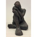 CAROL PEACE. A sculpted figure, signed to base 'Carol Peace 98' and numbered 2/140.