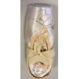 DARCEY BUSSELL WORN AND SIGNED BALLET SHOES.