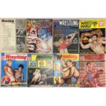 WRESTLING MAGAZINES. Approx 56 assorted US and UK wrestling magazine titles, most circa 1950/60s.