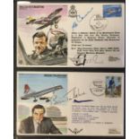 RAF MUSEUM TEST PILOT SERIES SIGNED COVERS. A RAF Museum binder with 40 hand signed covers.