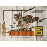 THUNDERBIRDS POSTER, An original rolled poster from 1968's 'Thunderbird 6'.